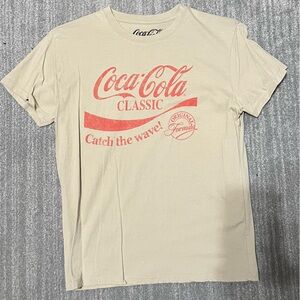 Coca Cola Classic Beige T-Shirt